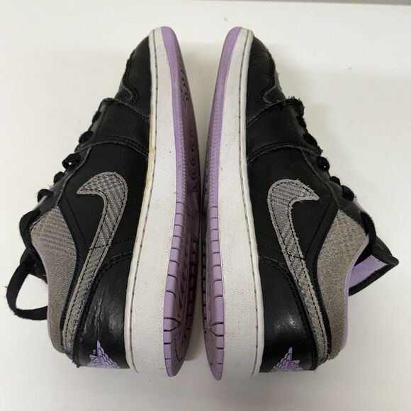 Nike Air Jordan 1 Low Houndstooth Black Lilac DH0570-015 Size 3.5 / Women 5 - Picture 4 of 9